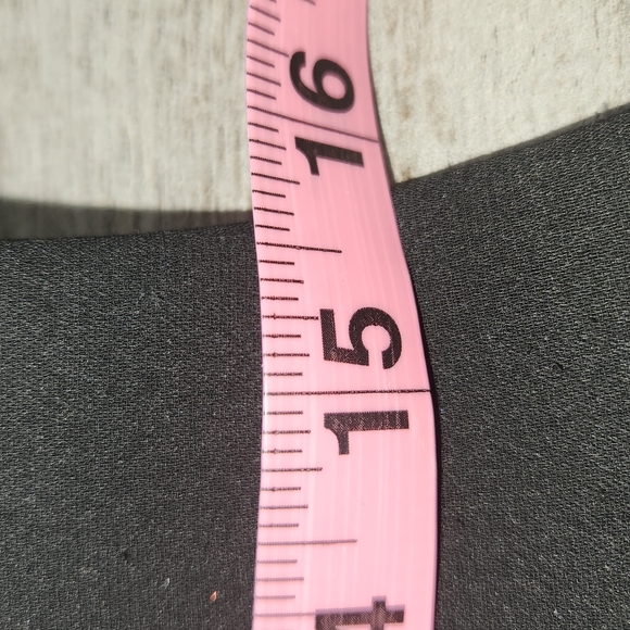 TAHARI BLACK DRESS METAL DETAILS ON SHOULDERS SIZE 12 SPAGHETTI STRAPS BACK - Picture 9 of 13